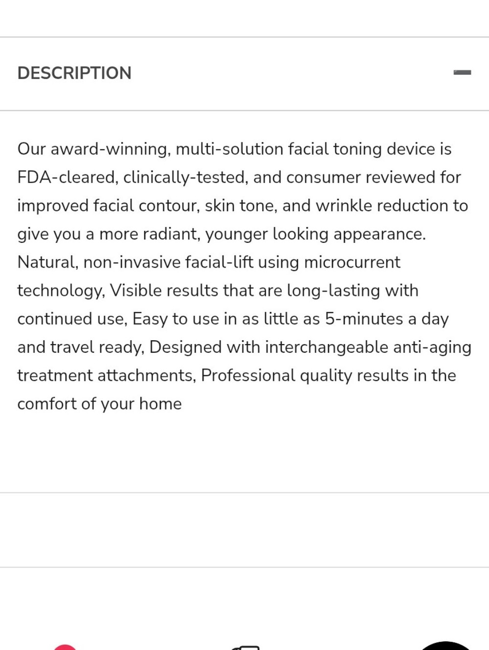 NuFace Trinity Microcurrent Facial Toning Device in White with Silver - Picture 8 of 8